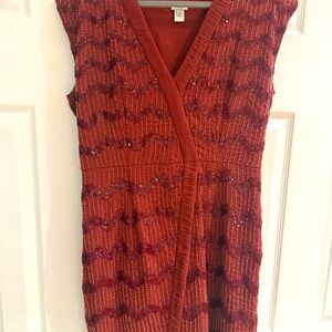 Red Sleeveless Dress